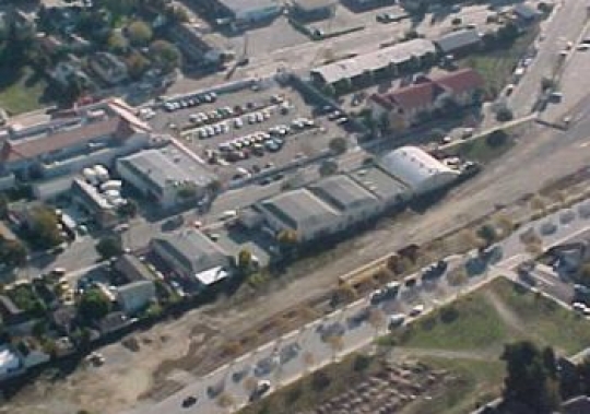 Chestnut Street Apartments Aerial