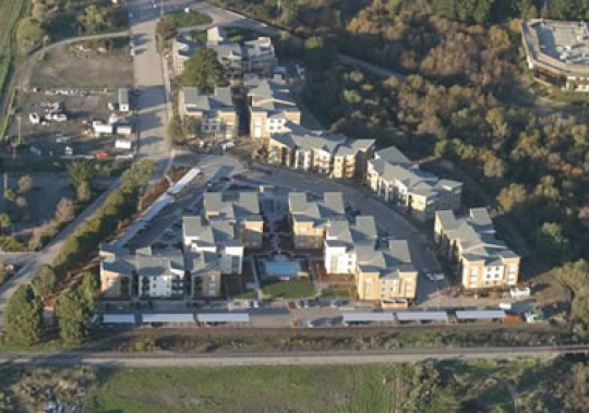 Pacific Shores Apartments Aerial View