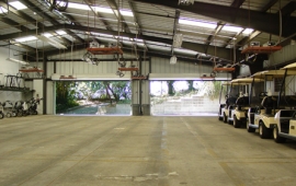 Pasatiempo Golf Club - Cart Storage Facility Interior