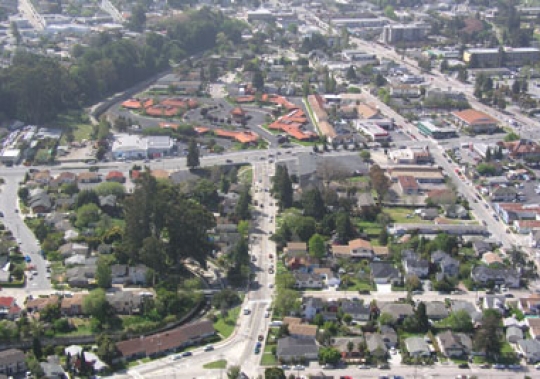 Santa Cruz Professional Plaza Aerial View